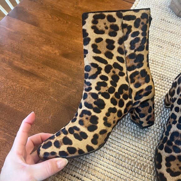 NWT J. Crew Haircalf Cheetah Ankle Boot - Picture 8 of 12